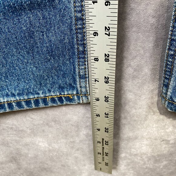 LEVI'S 505 Regular Fit Jeans Mens 40x32 Fits (40x30) Blue Medium Wash Straight - Picture 8 of 9